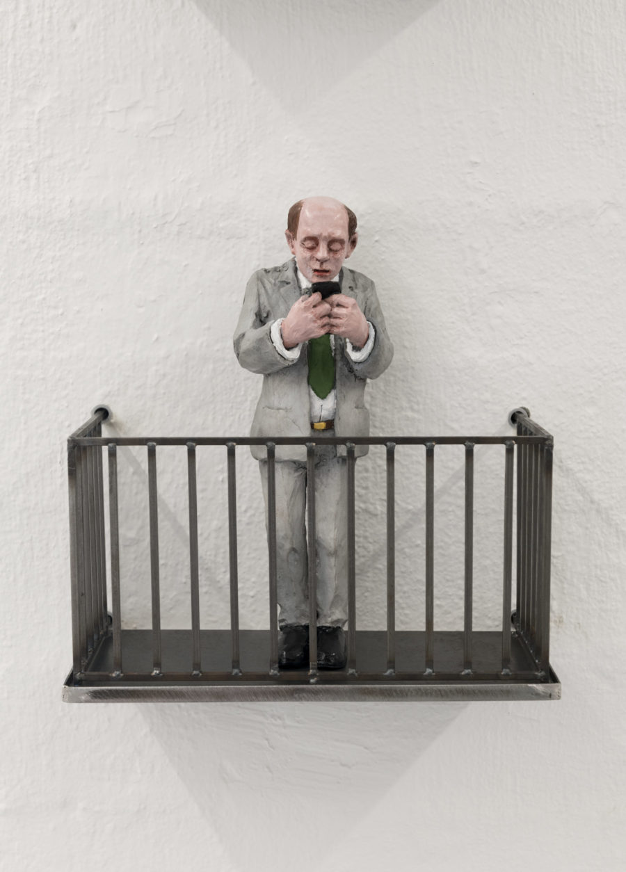 ISOLATED IN THE MODERN OUTDOORS (GREEN TIE)